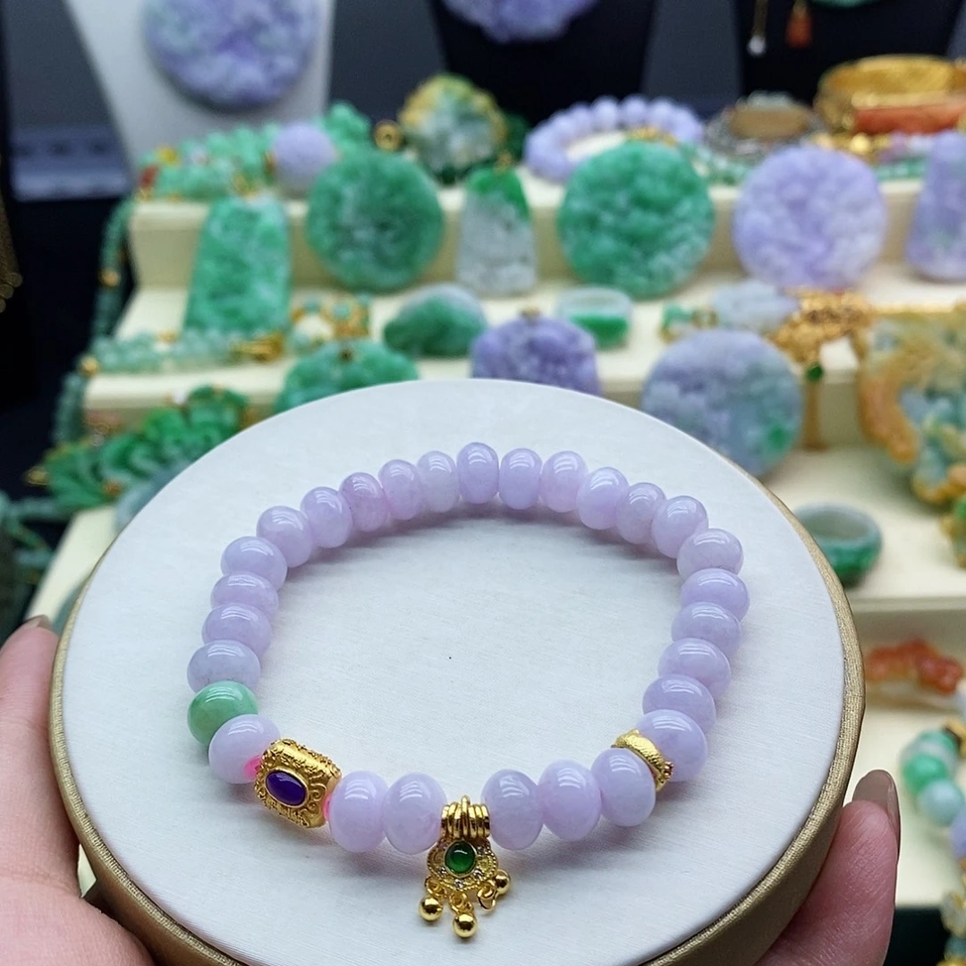未镶嵌手串翡翠手串