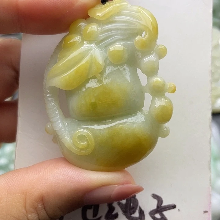 翡翠未镶嵌颈饰天然翡翠