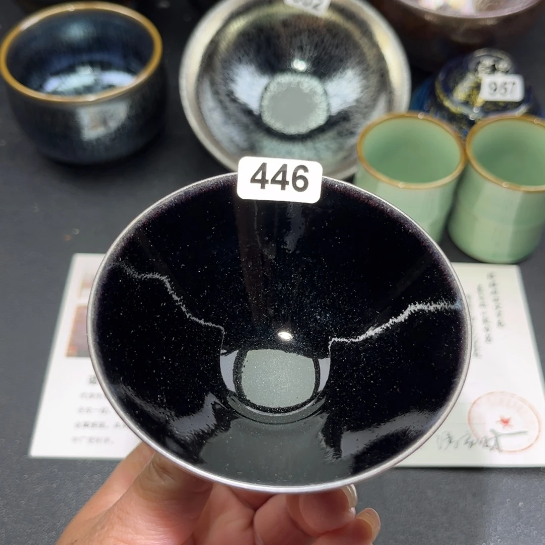 茶盏446 建盏单盏放大漏…………