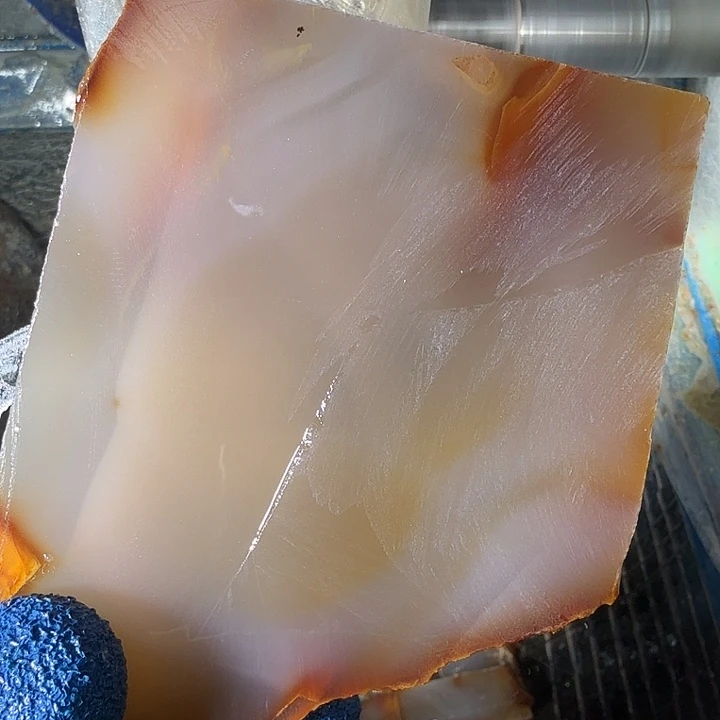 眉***芒定制玛瑙未镶嵌手镯1支