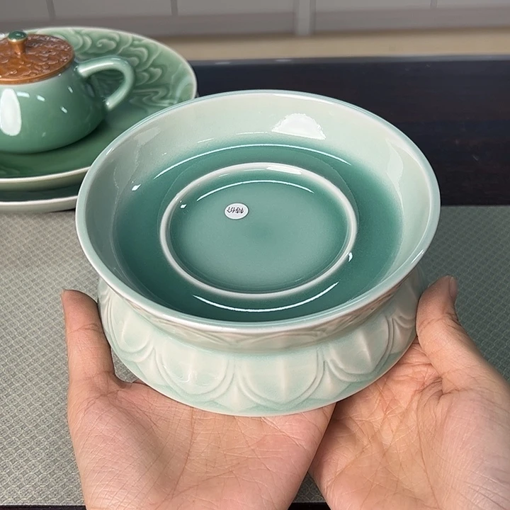 龙泉云间青瓷小米茶器