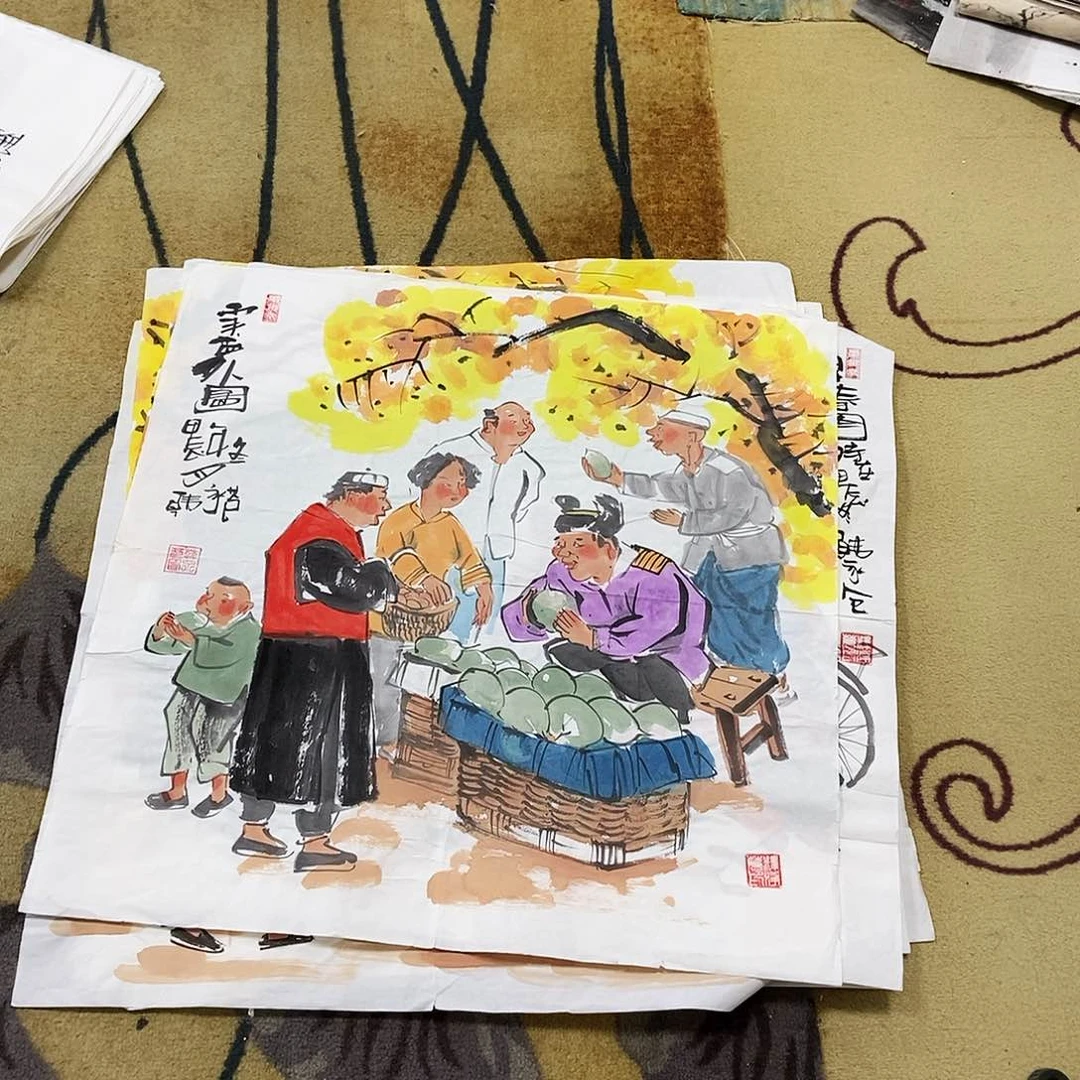 国画白****2平价书画韩永苍70/70