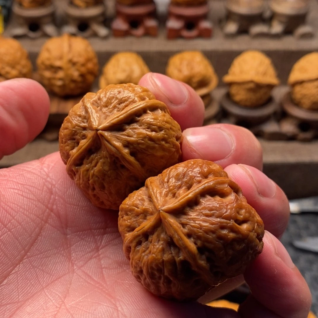 文玩核桃把件*️*铁核桃