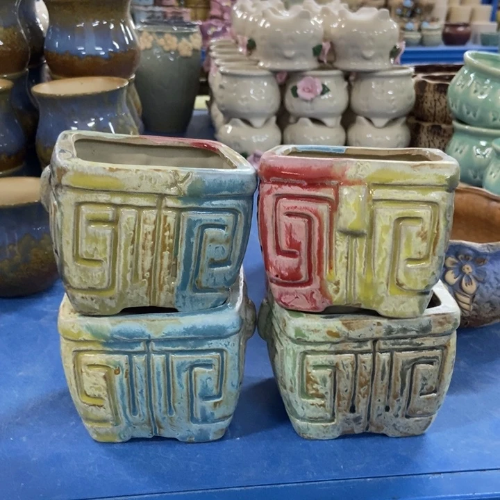 陶瓷花盆单场满9.9发9*7.5