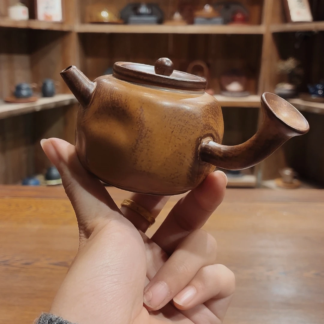 柴烧老岩泥茶器皿