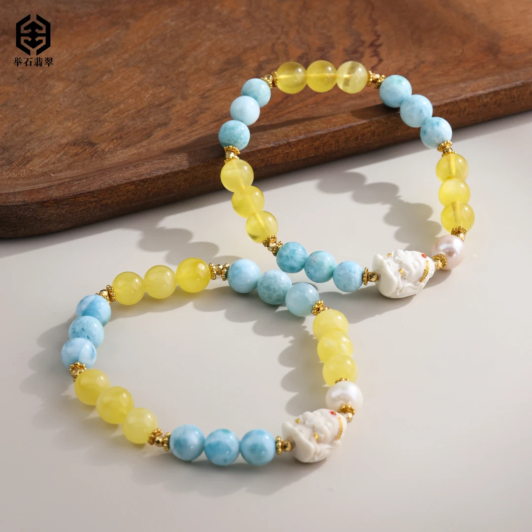【举石严选】H0925-0127-03蜜蜡手串（一件/多样性发/约7mm）I