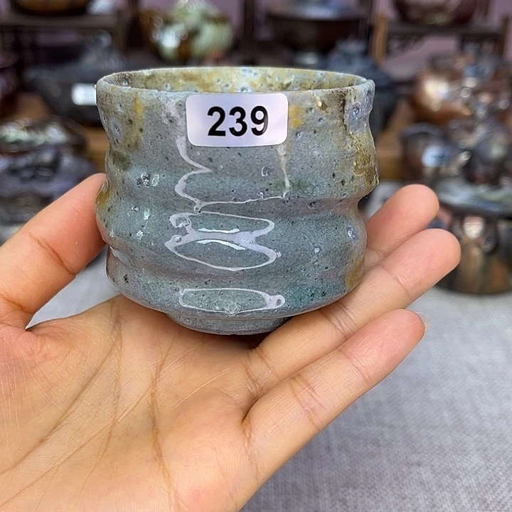 裸柴烧陶瓷手工茶器