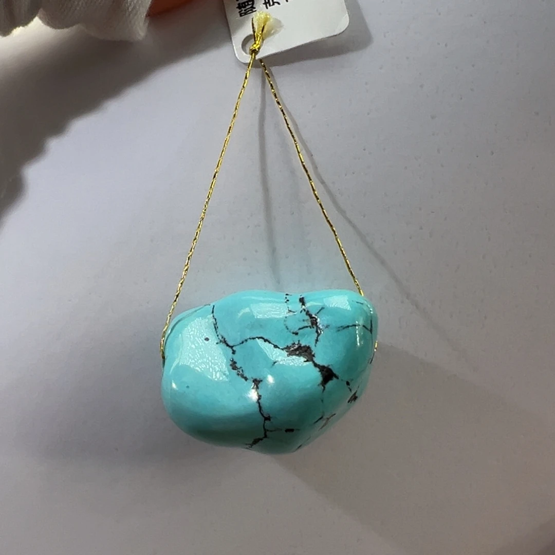 绿松石未镶嵌挂件