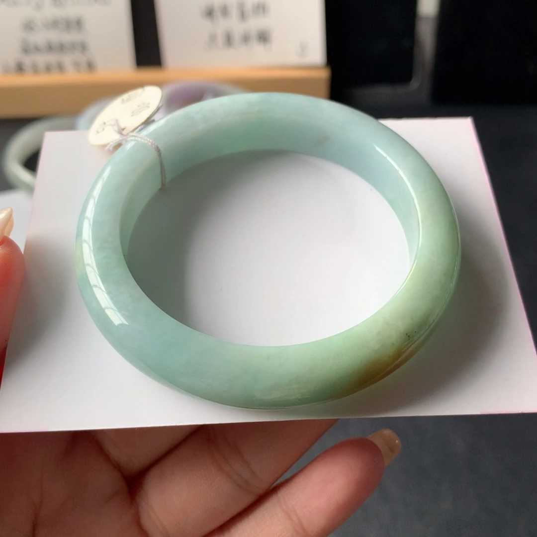 翡翠未镶嵌手镯12号54-11.4-8.8