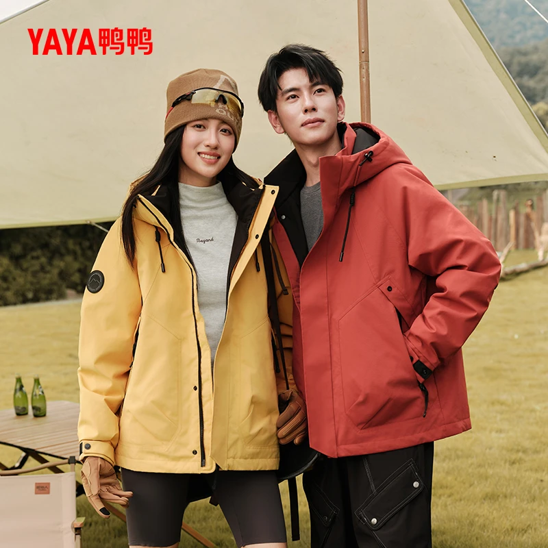YAYA/鸭鸭90绒羽绒服保暖户外25年新款冬季羽绒服YE4B017197P