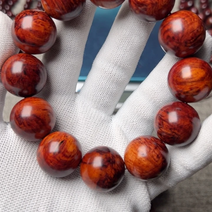 木用****3海南红降2.0黄油满香瘤疤纹精品圆珠