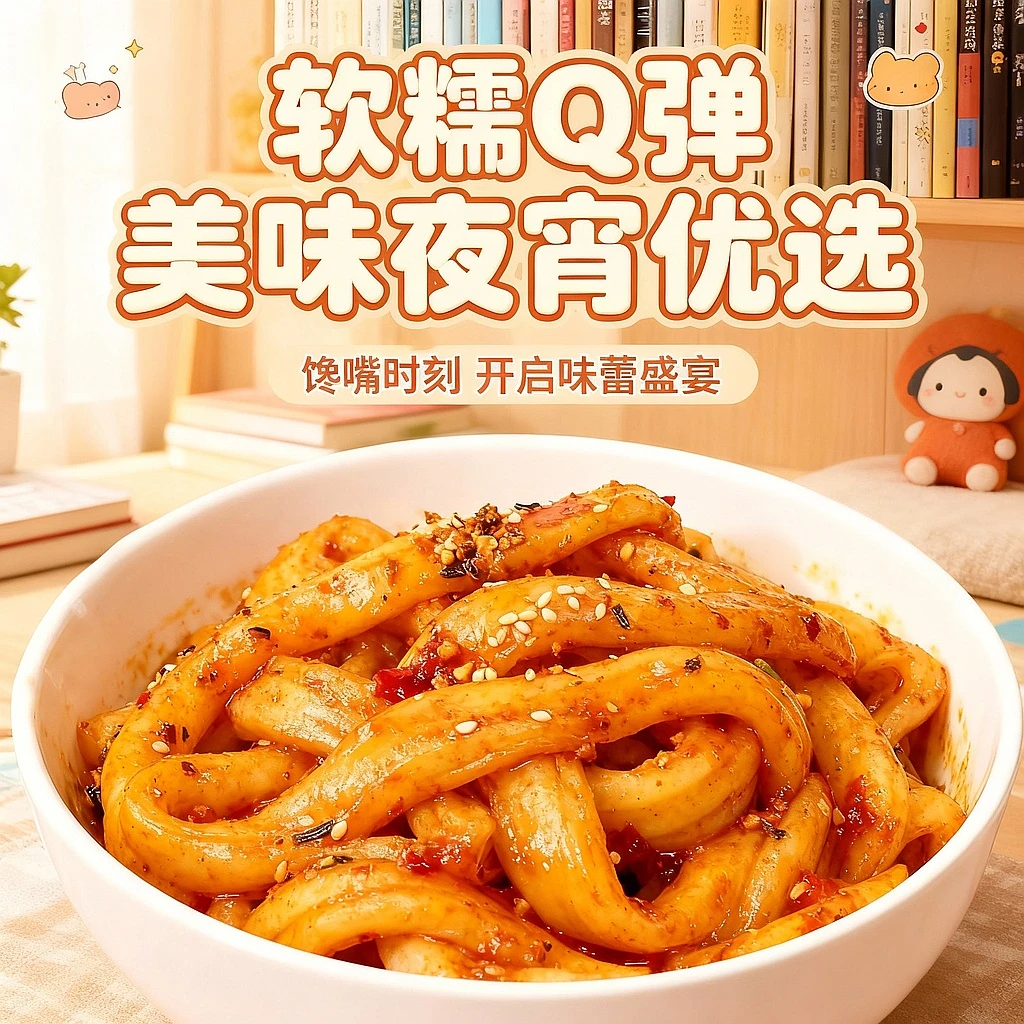 【软糯Q弹】粉耗子麻酱川式风味干拌土豆粉甜辣方便速食美味夜宵