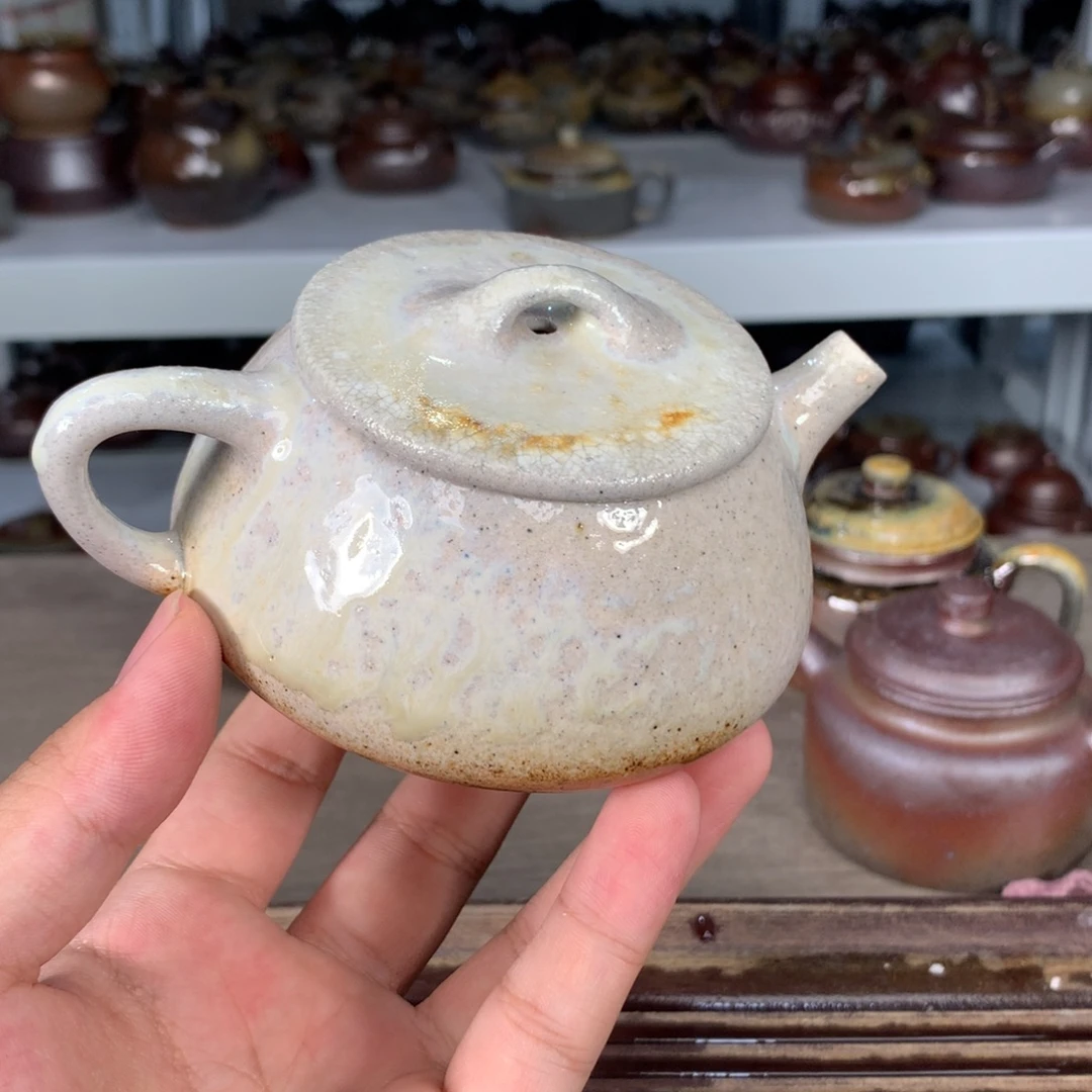 紫砂茶壶纯自然柴烧