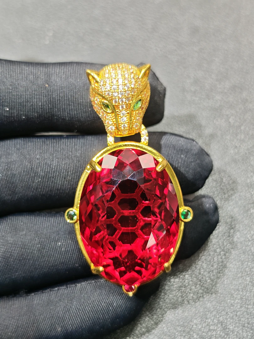 赠运费险+证书 大克拉收藏级红宝石吊坠G156