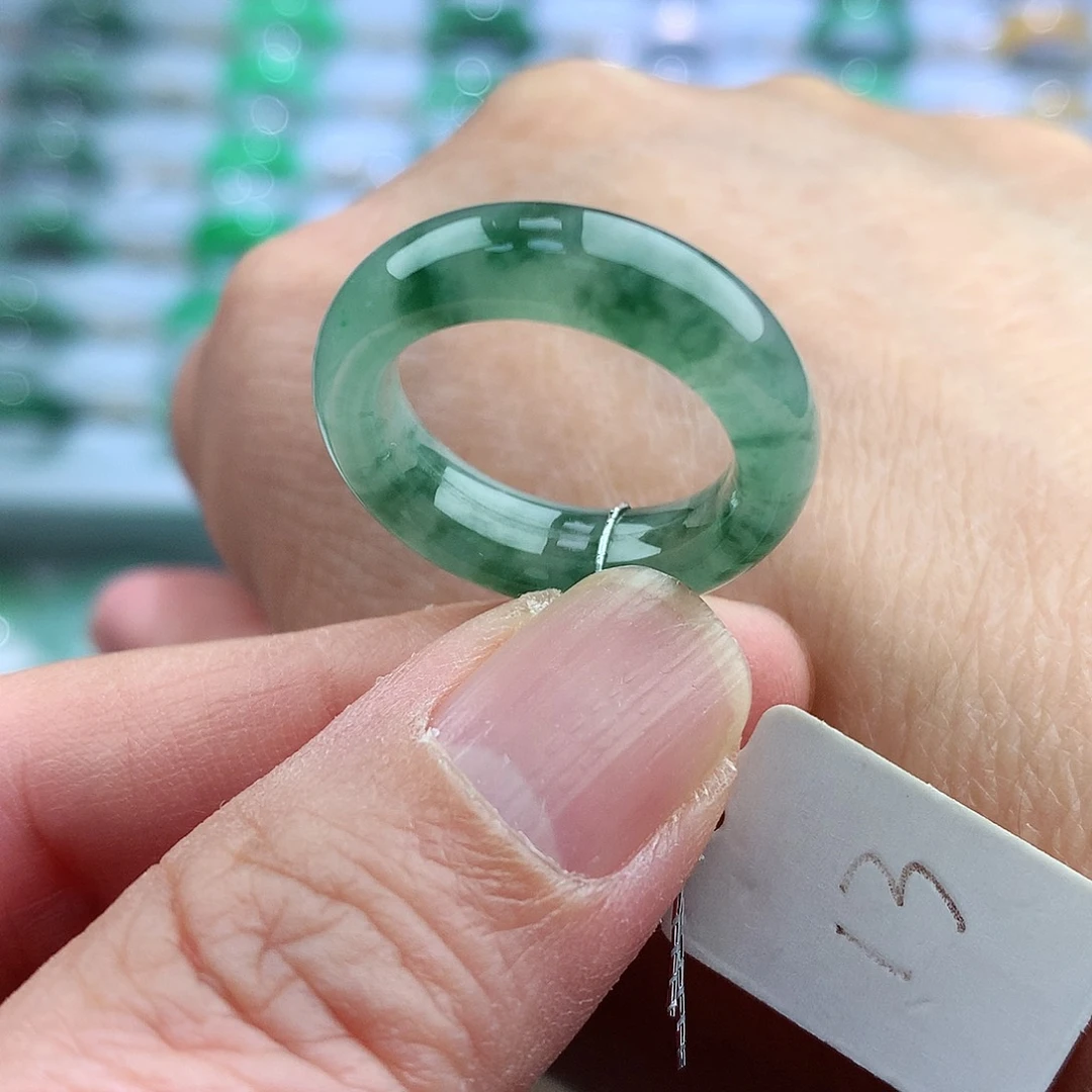 未镶嵌戒指翡翠13号