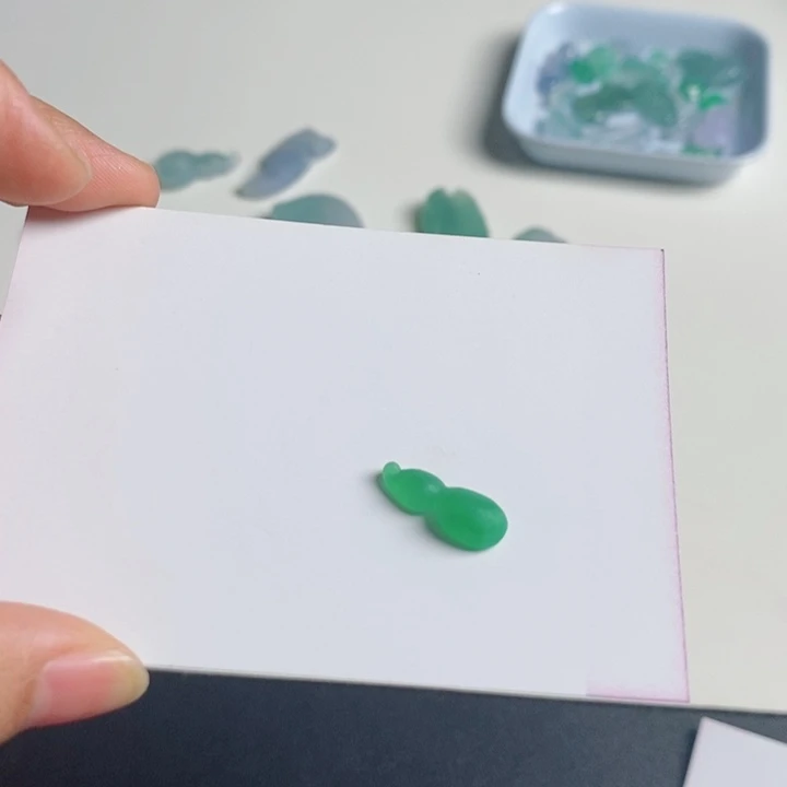 电***箱未镶嵌定制翡翠葫芦