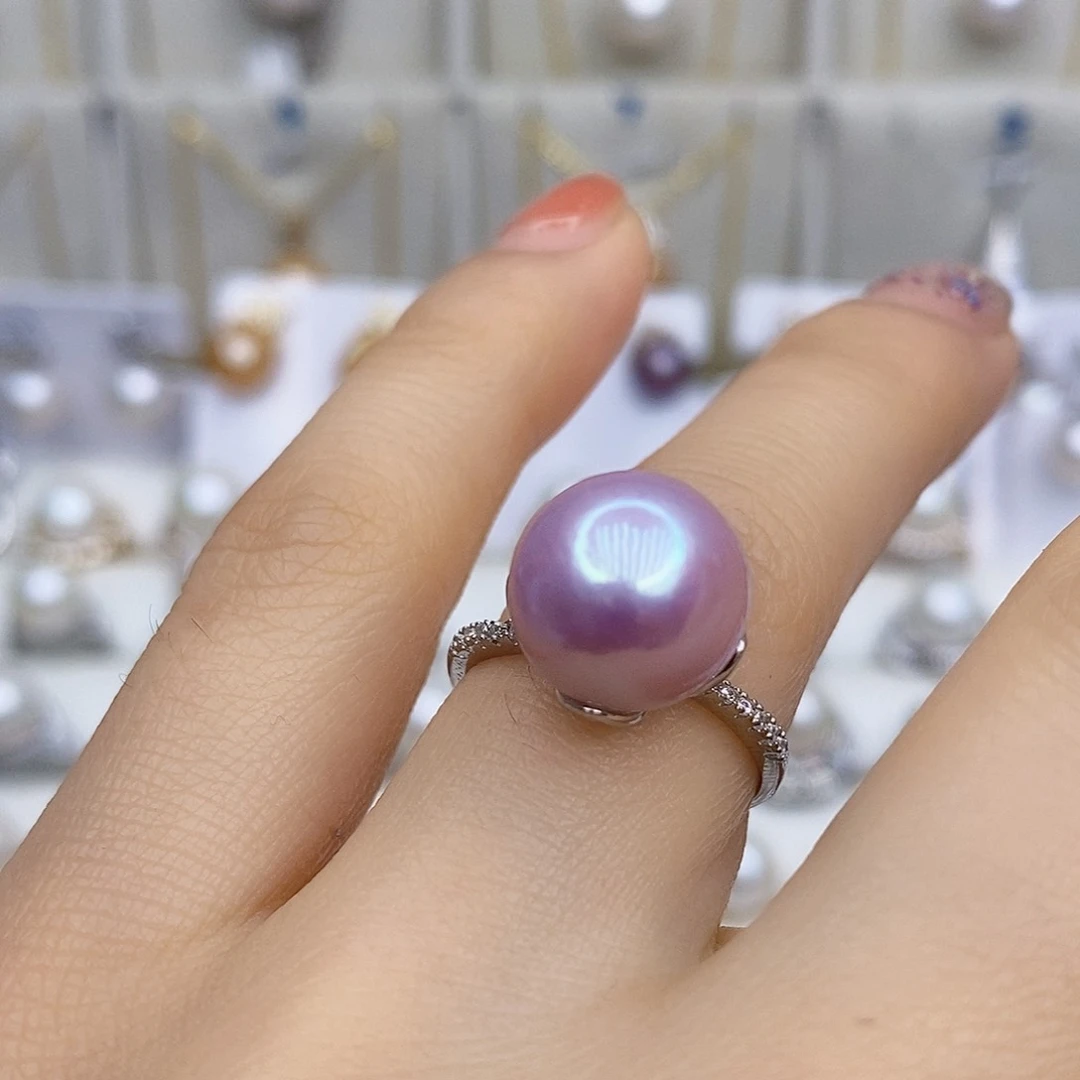 淡水珍珠颈饰银S925镶嵌