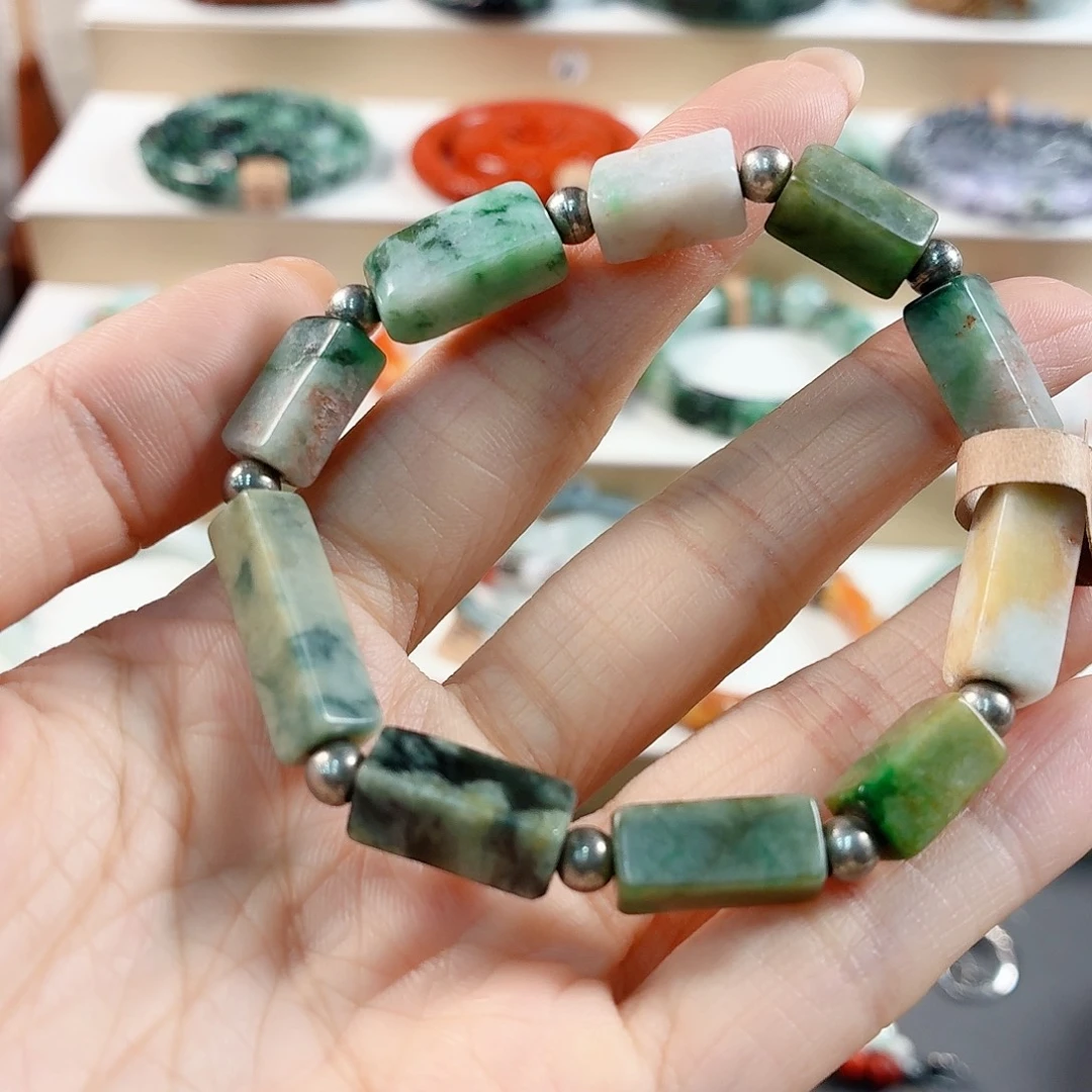 翡翠未镶嵌手链福利