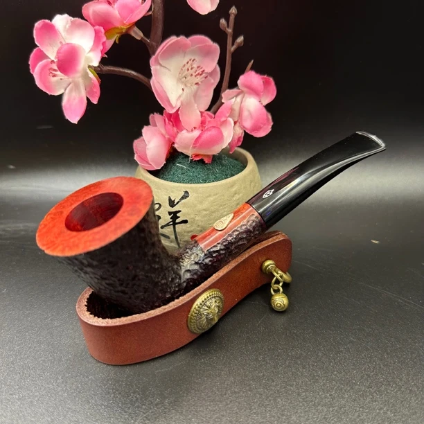 砂芬银章纪念喷砂石楠木老斗