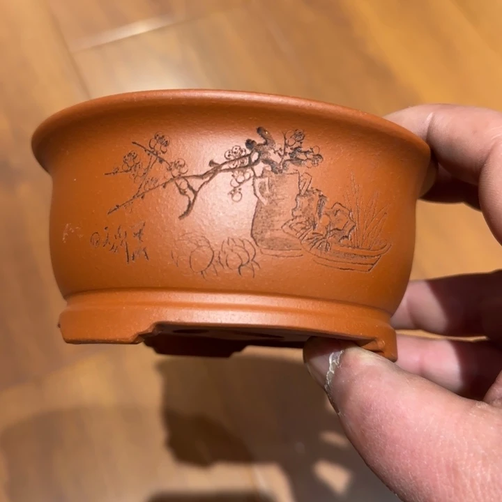 紫砂花盆林**山原矿料的