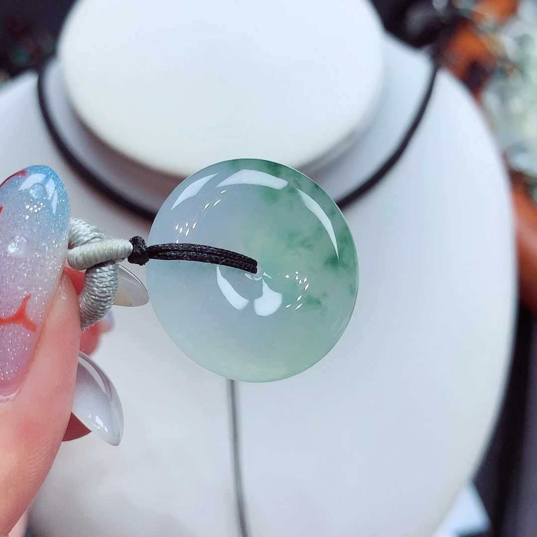 翡翠未镶嵌颈饰翡翠33，24.1/5.8