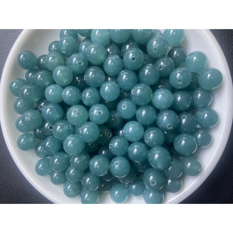 散珠老蓝水--卡8MM -- 30颗（赠弹力绳）