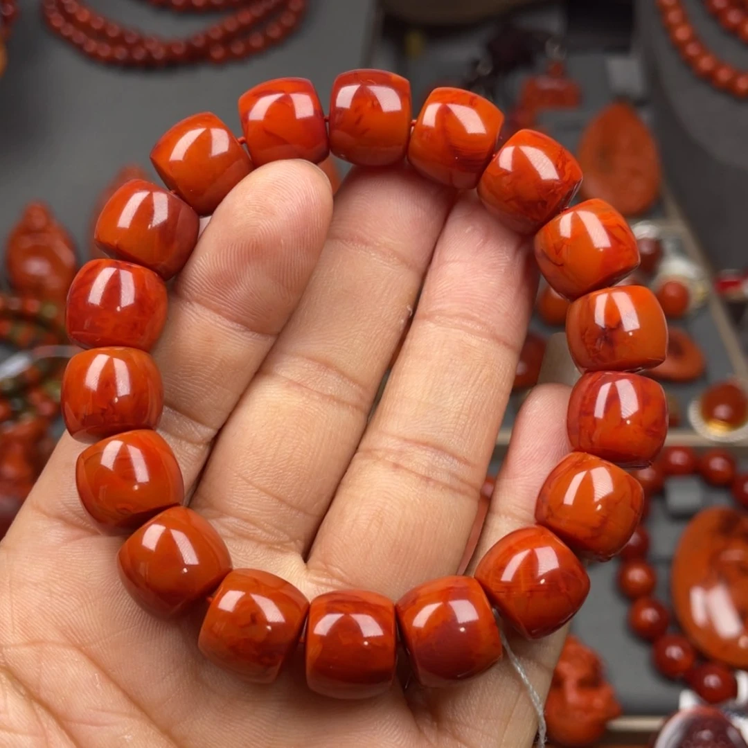 【闪购商品】南红玛瑙珠宝奇石未镶嵌单圈12