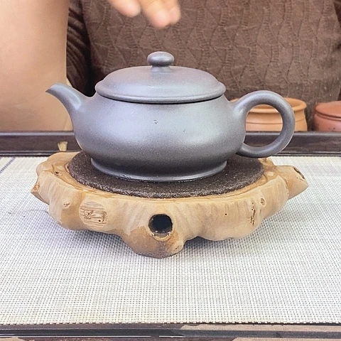 紫砂茶壶宜兴紫砂青灰210c c