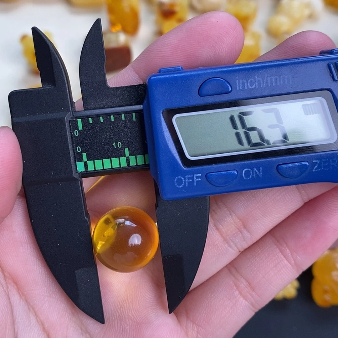 未镶嵌琥珀珠宝奇石单珠