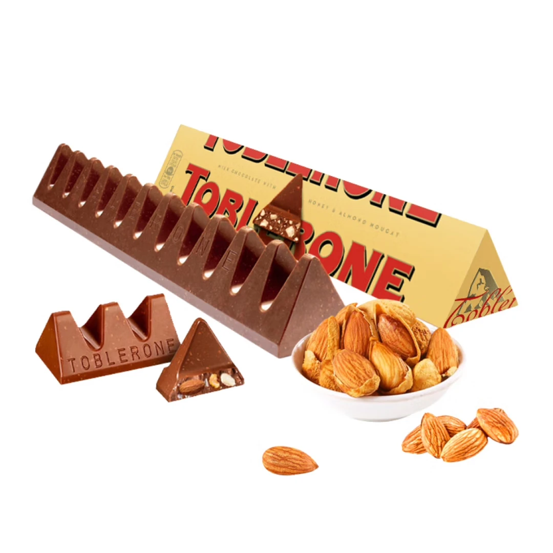 三角牛奶巧克力含蜂蜜及巴旦木糖100g