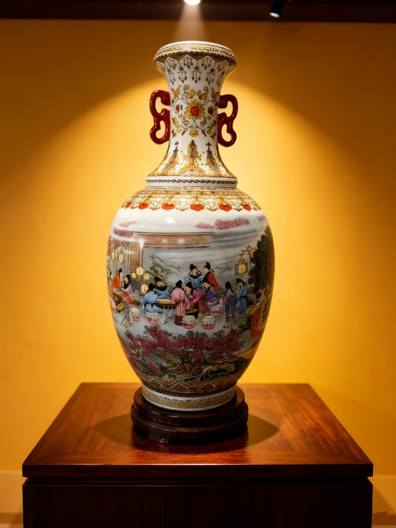 （晓昵）桃李夜宴摆件