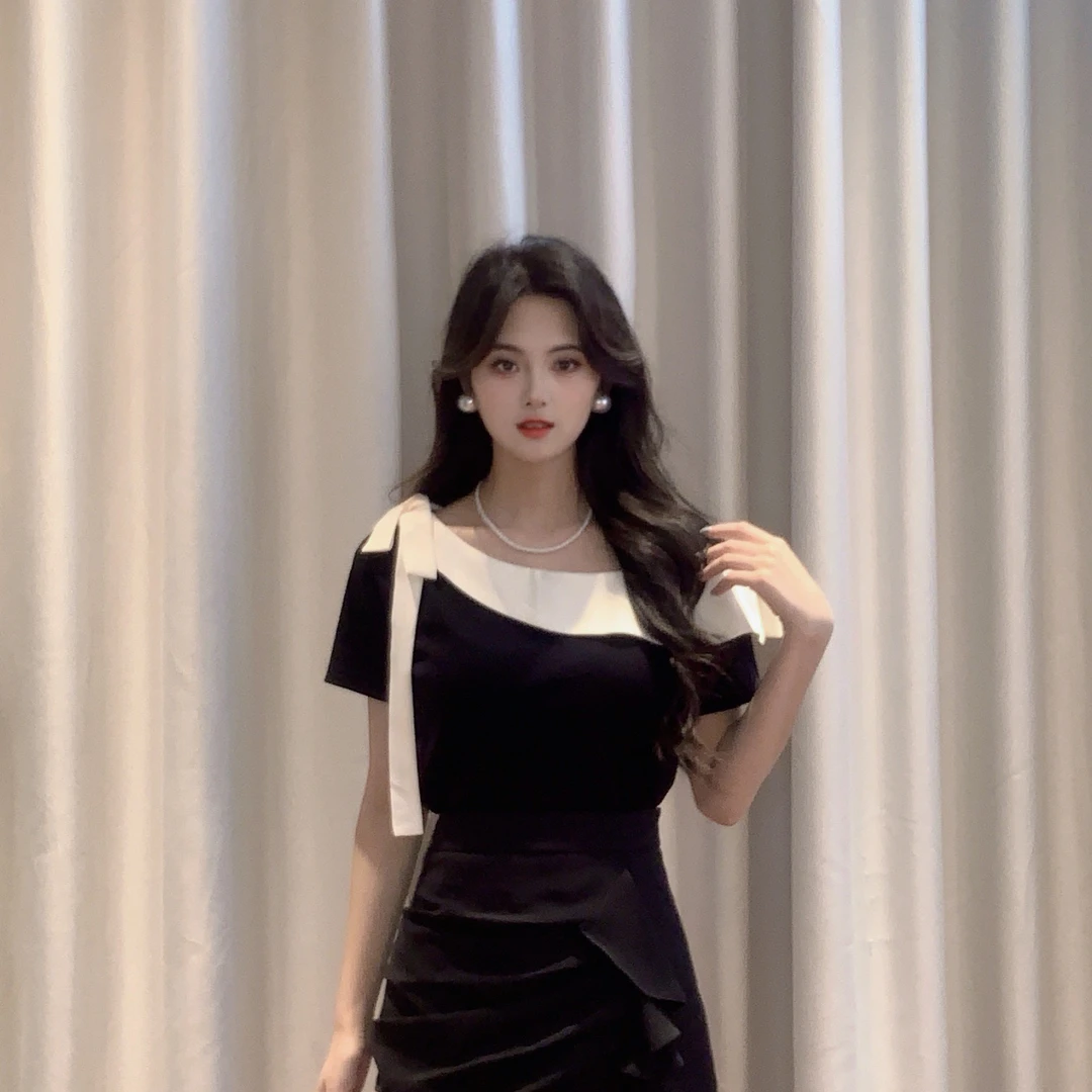 IEF/爱依服2025新款夏季设计感法式温柔小女人针织上衣