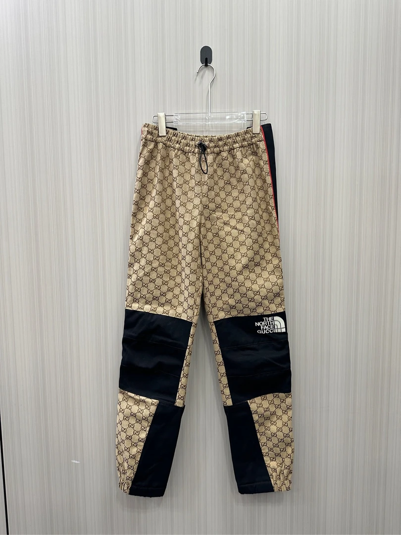 99新 GUCCI/古驰 北面老花裤子 尺码40 10017