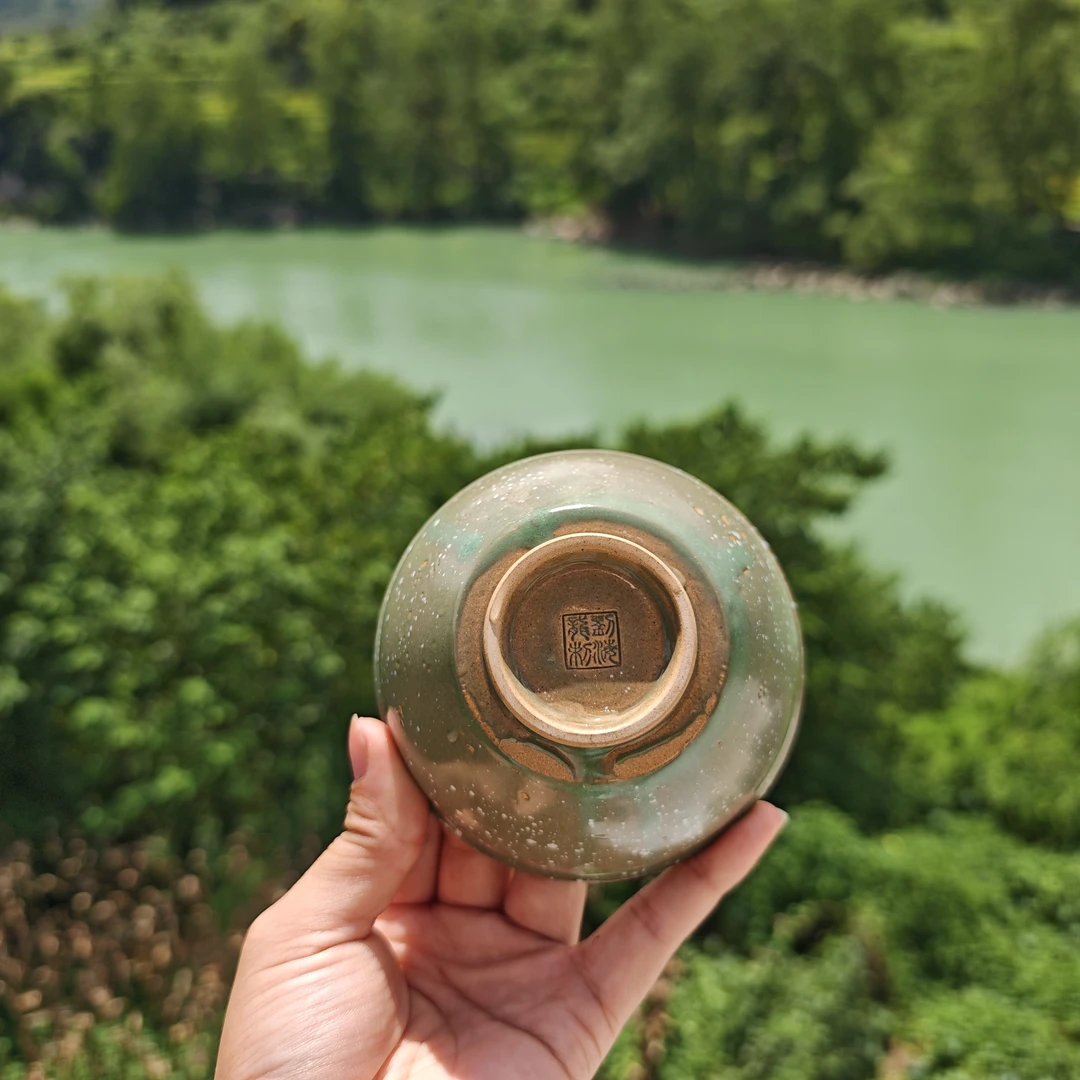 陶茶杯功夫茶家用品茗杯斗笠杯茶碗