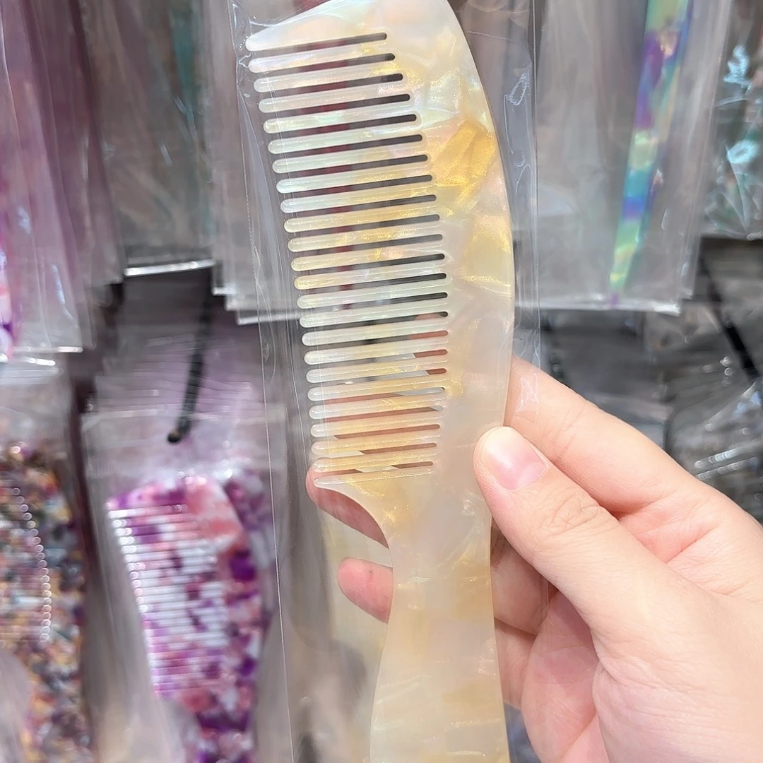 皮质非金属醋酸梳子