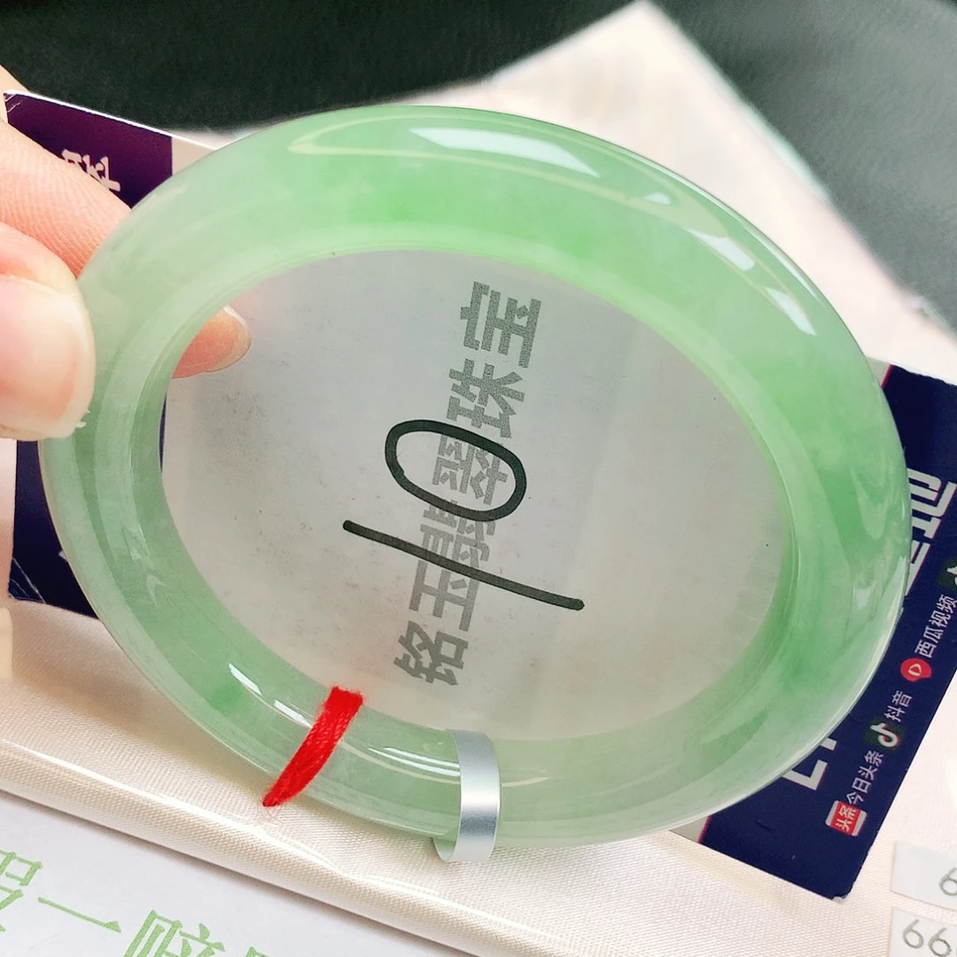 翡翠未镶嵌手镯缅甸天然a货翡翠手镯