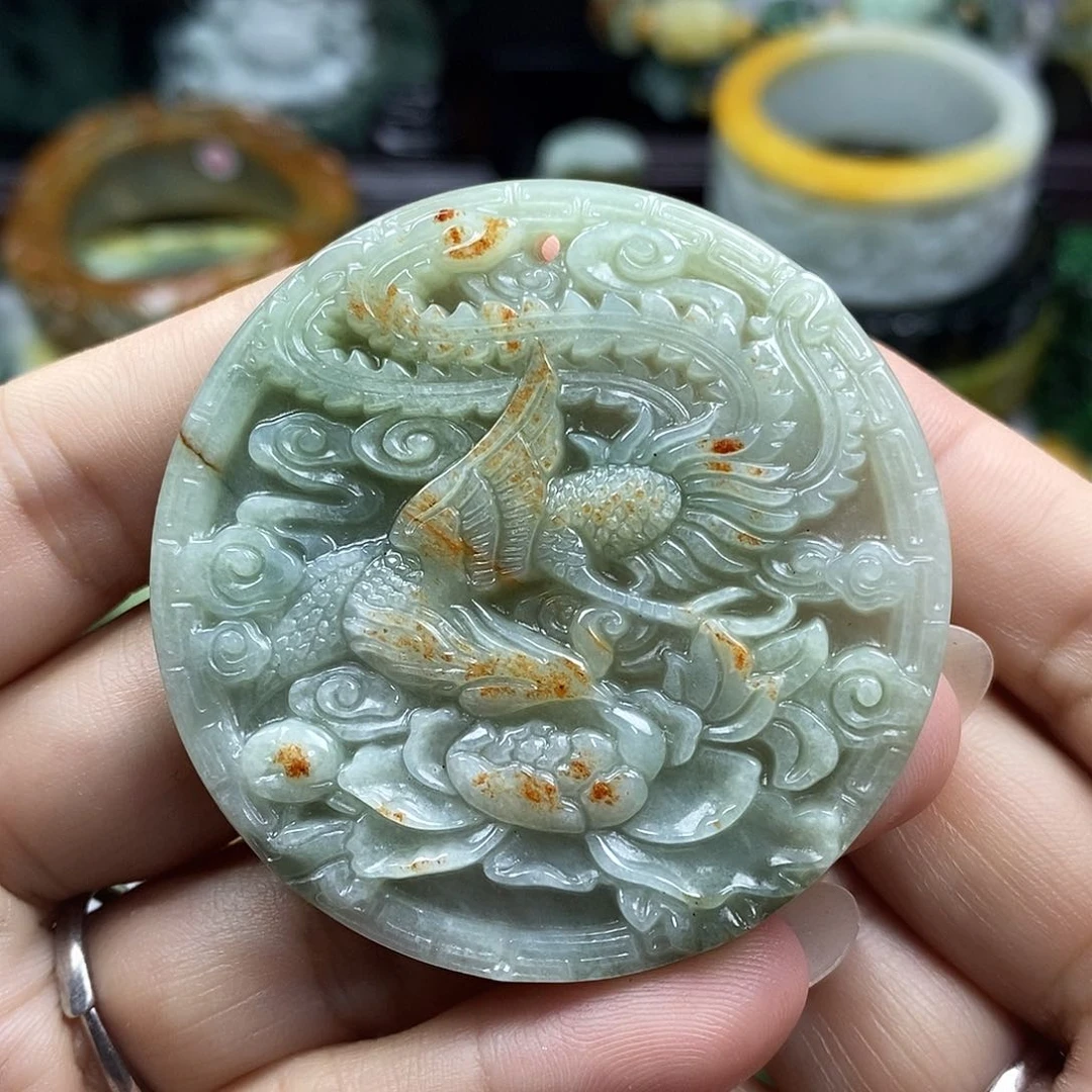 颈饰未镶嵌翡翠牌子