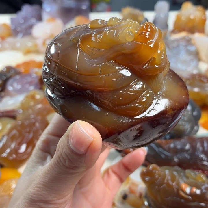 玛瑙/玉髓未镶嵌吊坠(不含链)