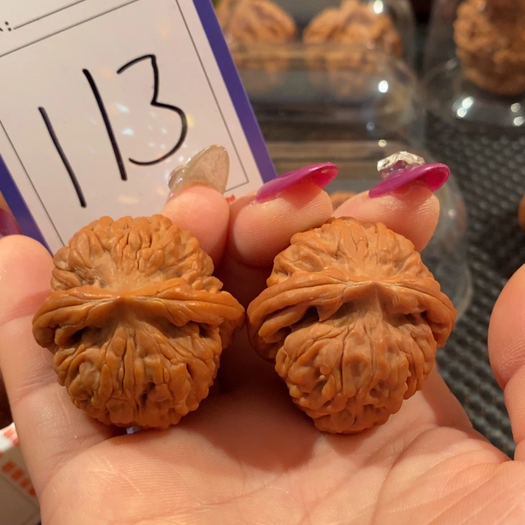 文玩核桃吊坠113莲花全品38尺