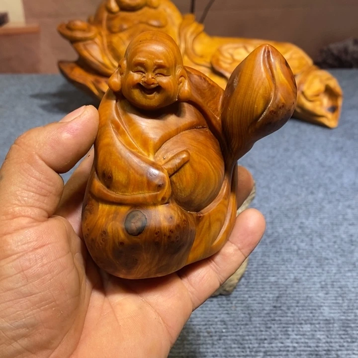 柏木（崖柏）木雕工艺品摆件家居手把件崖柏