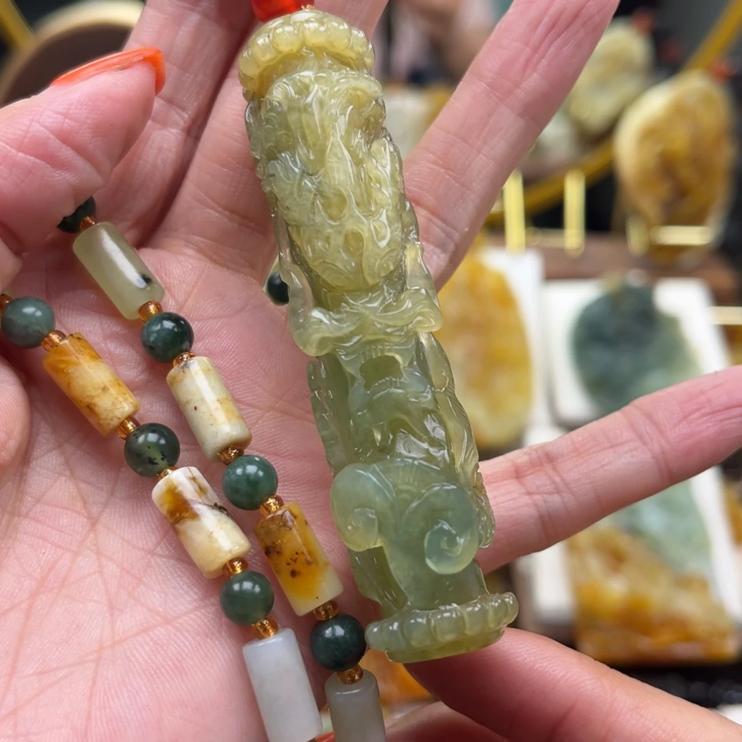未镶嵌岫玉挂件挂件