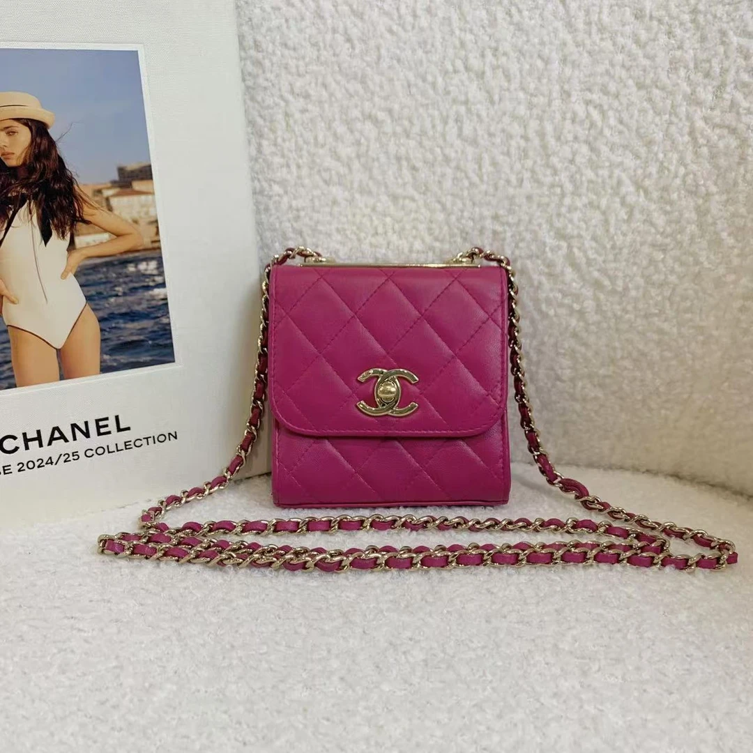 99新 Chanel/香奈儿 壹臻/紫色trendy mini 28开 /55652783