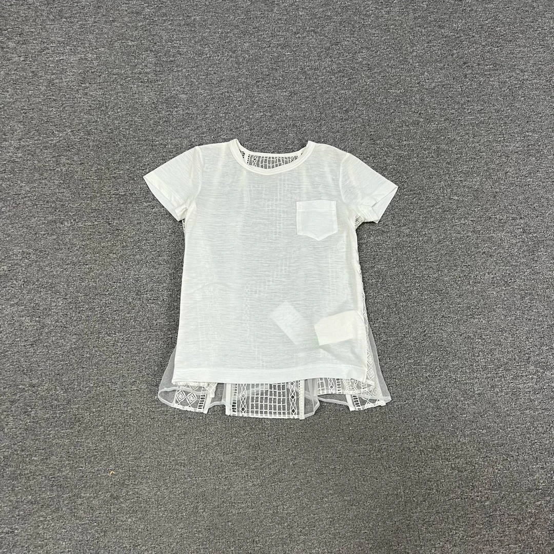 99新 AMIPARIS sacai 镂空 短袖 罩衫