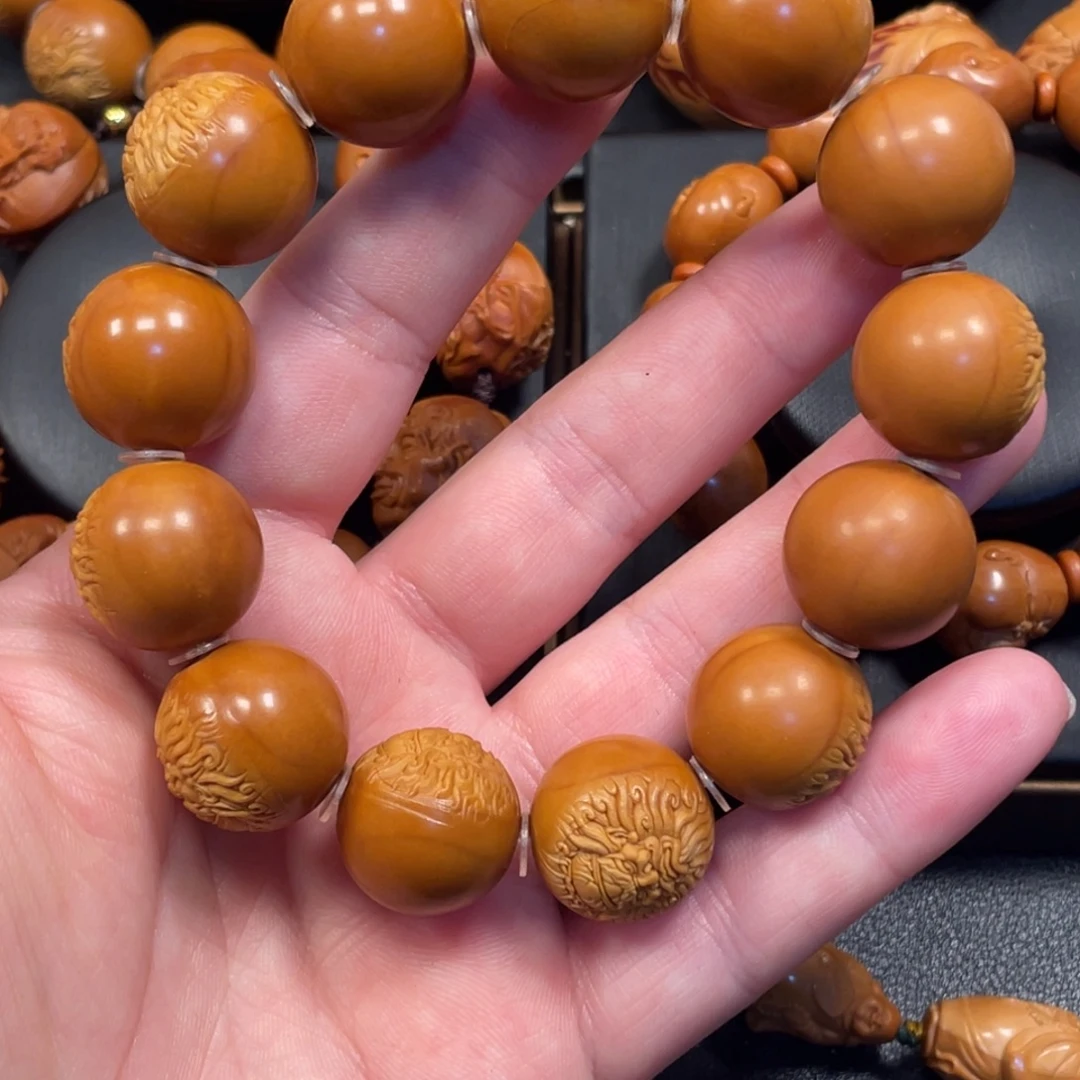 用***1手串/手链橄榄核光珠钟馗头