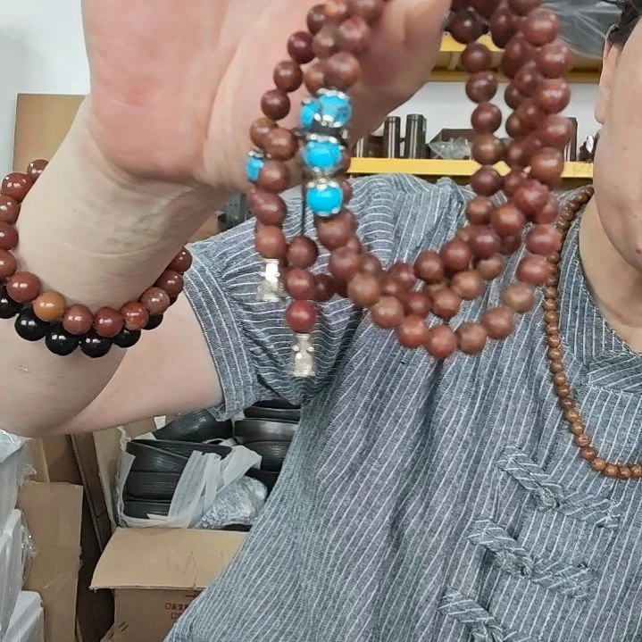 泗水砭石文化馆108手把件