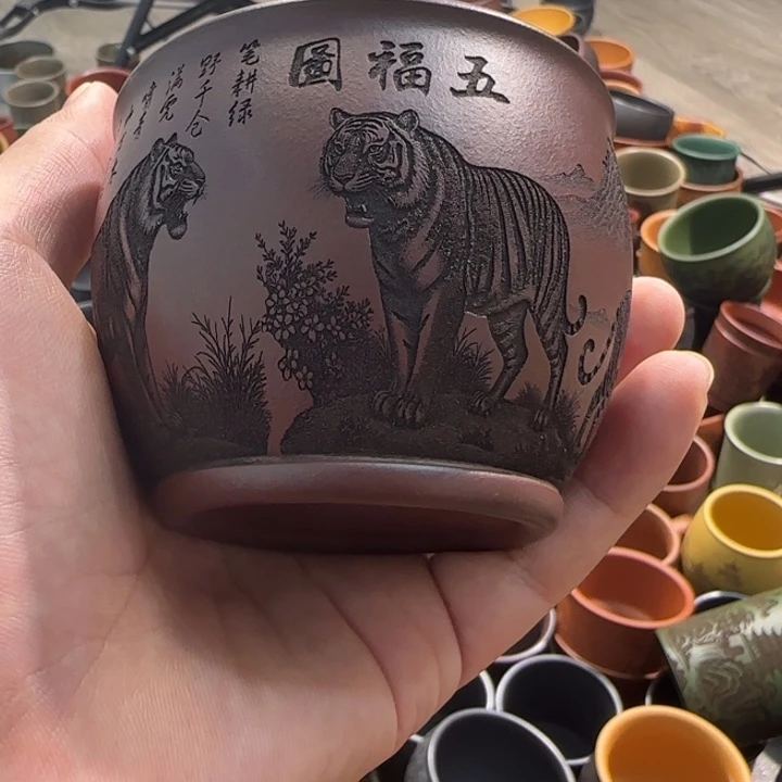 茶杯紫砂全手工制作工艺