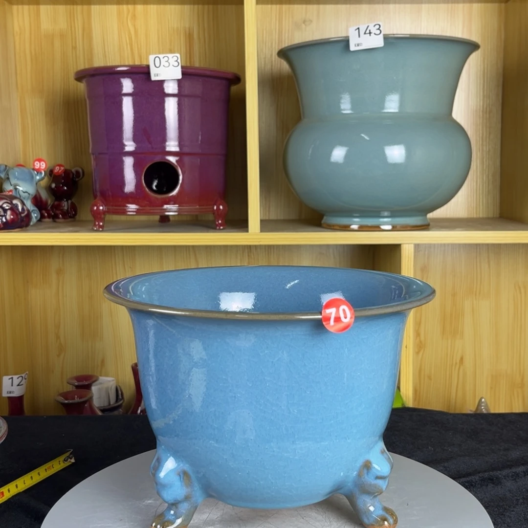 摆件陶钧瓷钧瓷微瑕