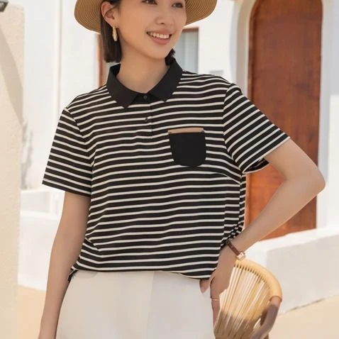 撞色条纹休闲TB252515556 Z