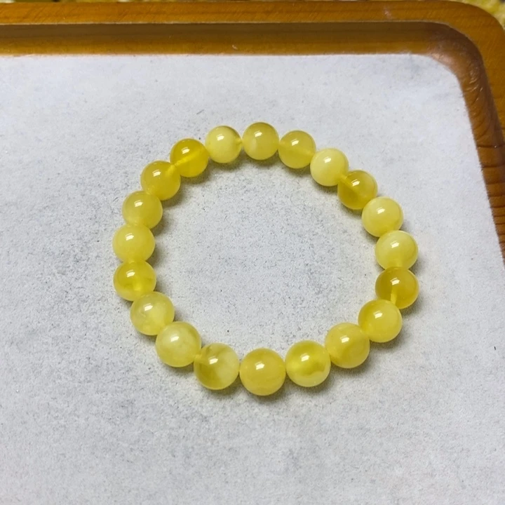 裸石蜜蜡未镶嵌手串