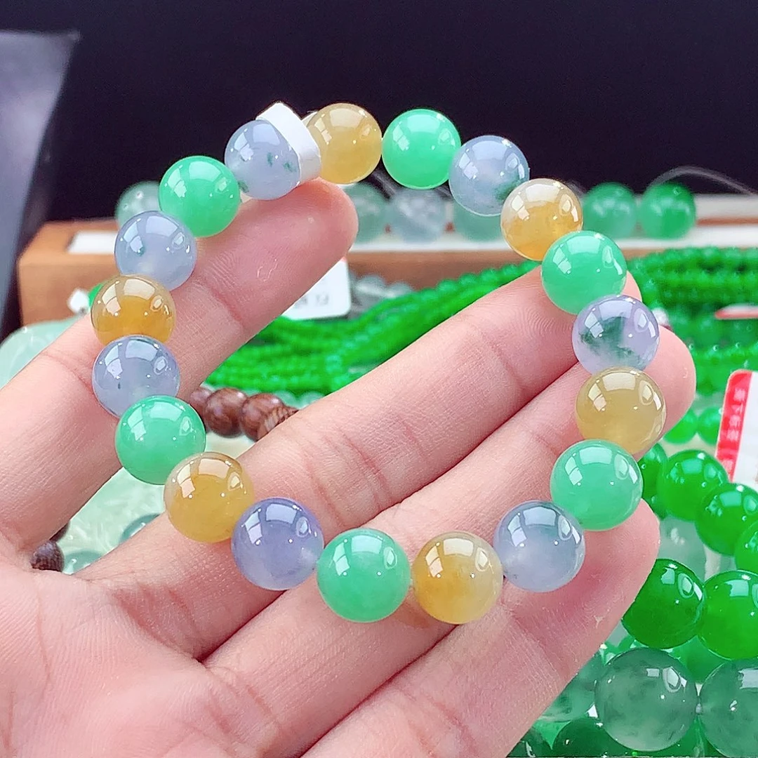 手链翡翠未镶嵌卡10